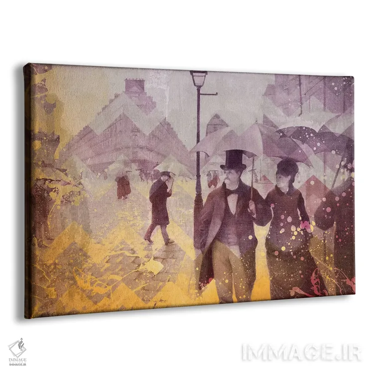 تابلو خیابان پاریس شماره چهار اثر فایو بای فایو کالکتیو - نمای پرسپکتیو محصول