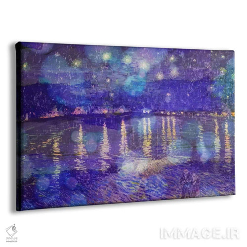 تابلو شب پرستاره بر فراز رون شماره دو اثر فایو بای فایو کالکتیو - نمای پرسپکتیو محصول