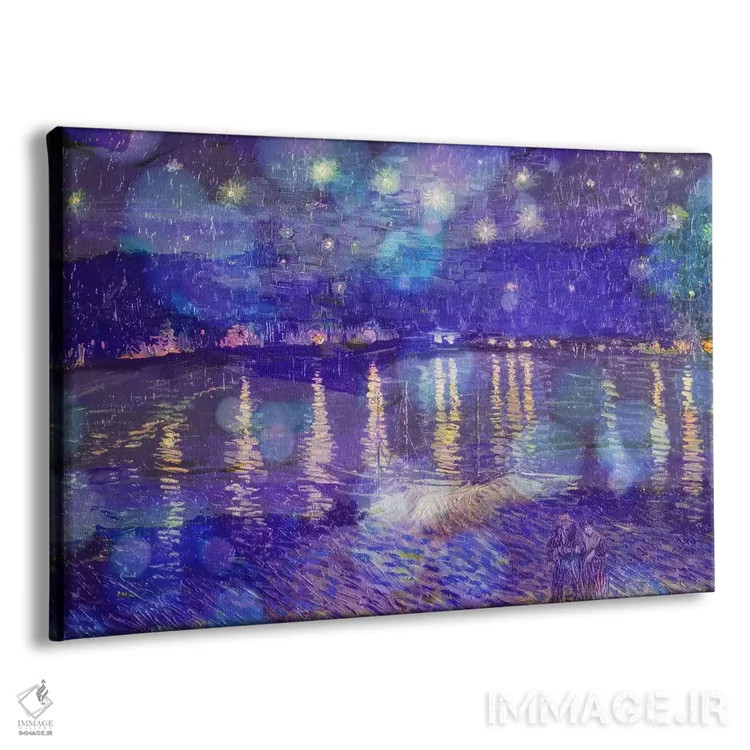 تابلو شب پرستاره بر فراز رون شماره دو اثر فایو بای فایو کالکتیو - نمای پرسپکتیو محصول