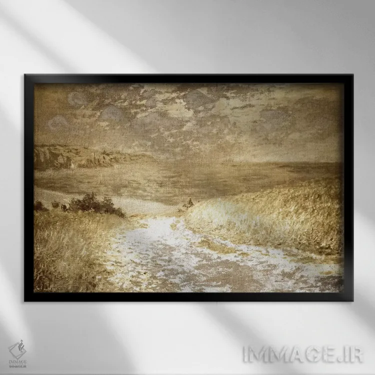 تابلو راه میان ذرت شماره یک اثر فایو بای فایو کالکتیو - نمای قابدار مشکی