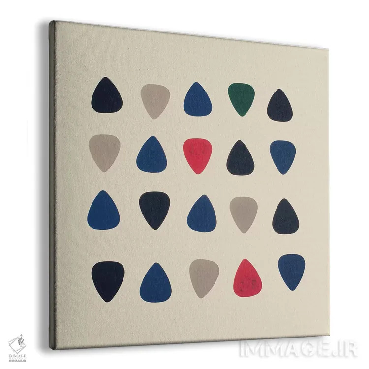 تابلو بیست و پنج اثر کارولین مینت - نمای پرسپکتیو محصول