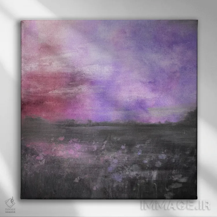 تابلو چمنزار پنجم اثر فایو بای فایو کالکتیو - نمای روبهرو روی دیوار