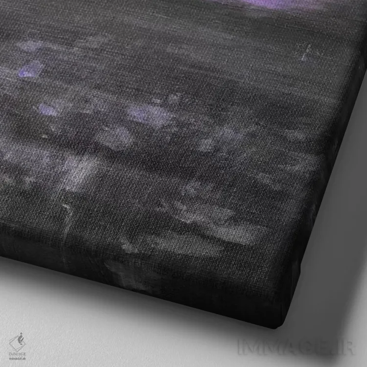 تابلو چمنزار پنجم اثر فایو بای فایو کالکتیو - نمای نزدیک بافت بوم