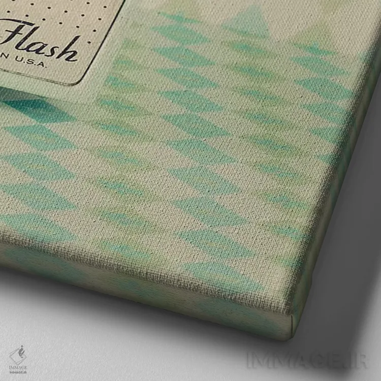 تابلو روزهای قدیم اثر کارولین مینت - نمای نزدیک بافت بوم