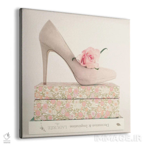 تابلو بالای کتابها اثر کارولین مینت - نمای پرسپکتیو محصول