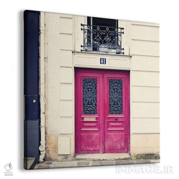 تابلو در صورتی پاریس اثر کارولین مینت - نمای پرسپکتیو محصول