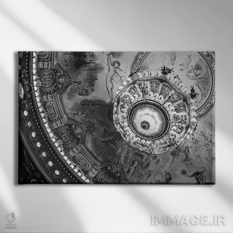تابلو اپرای پاریس اثر کارولین مینت - نمای روبهرو روی دیوار