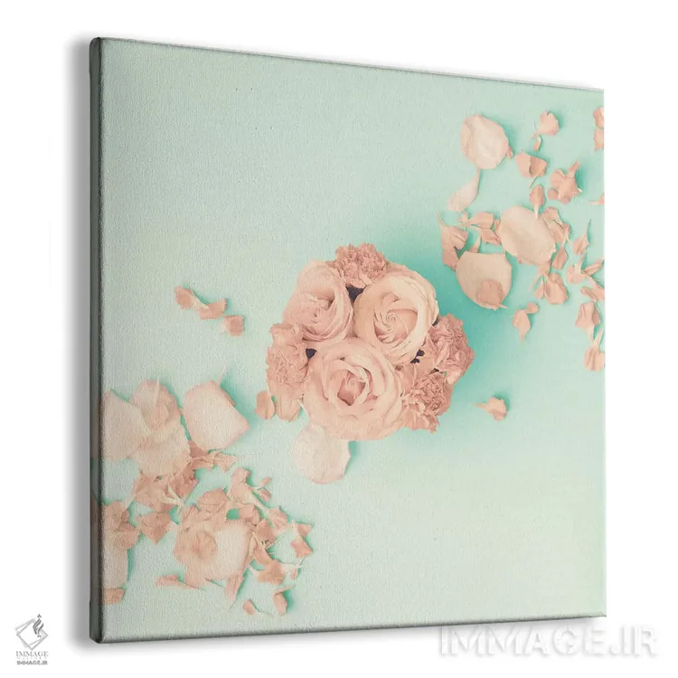 تابلو ترکیب گلهای رز اثر کارولین مینت - نمای پرسپکتیو محصول