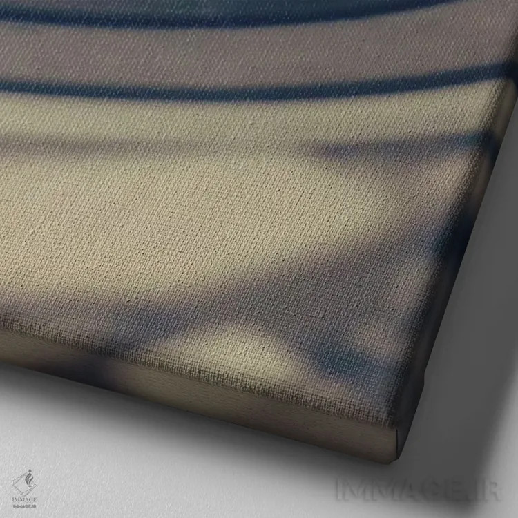 تابلو رترو رترو اول (سبک قدیمی) اثر کارولین مینت - نمای نزدیک بافت بوم