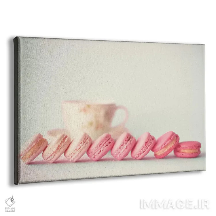 تابلو ردیف صورتی اثر کارولین مینت - نمای پرسپکتیو محصول