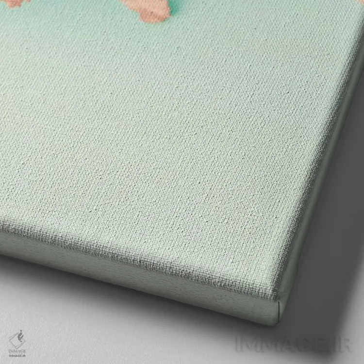 تابلو ترکیب گلهای رز اثر کارولین مینت - نمای نزدیک بافت بوم