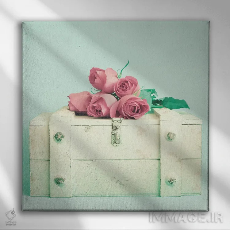 تابلو زمانهای فرسوده (کهنه) اثر کارولین مینت - نمای روبهرو روی دیوار