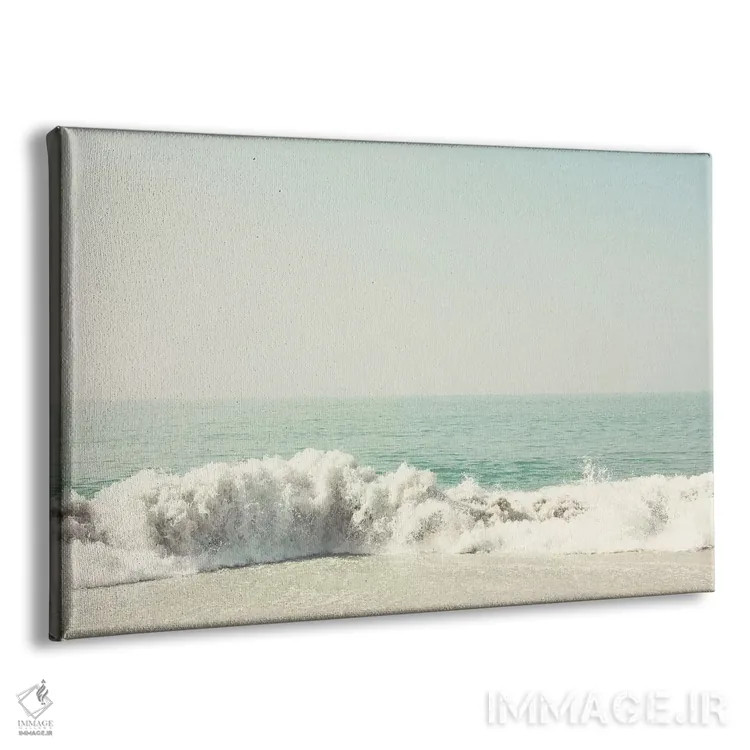 تابلو موجهای نرم اثر کارولین مینت - نمای پرسپکتیو محصول