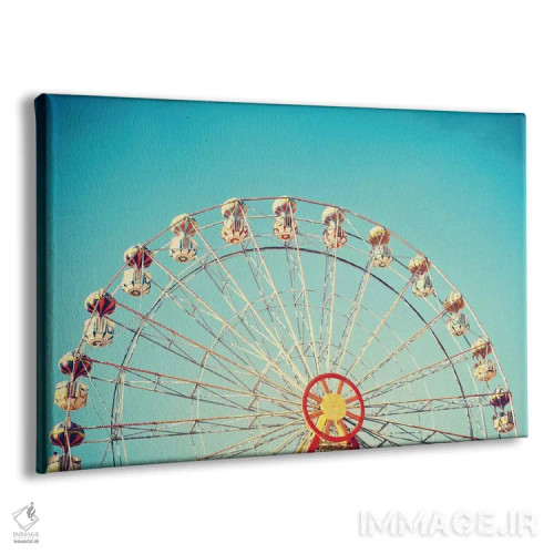 تابلو چرخ و فلک تابستانی اثر کارولین مینت - نمای پرسپکتیو محصول