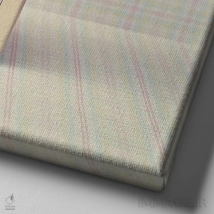 تابلو سنجاب و امپریال (ابهام) اثر کارولین مینت - نمای نزدیک بافت بوم