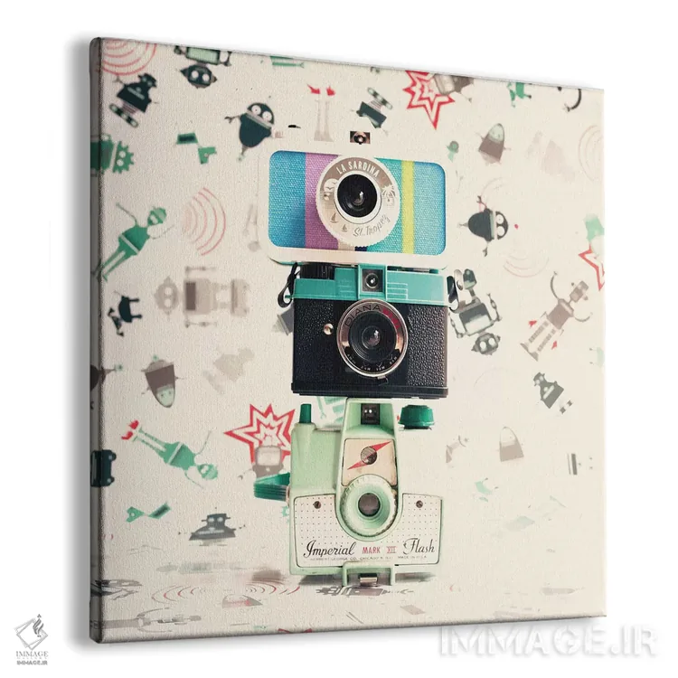 تابلو سه دوربین اثر کارولین مینت - نمای پرسپکتیو محصول