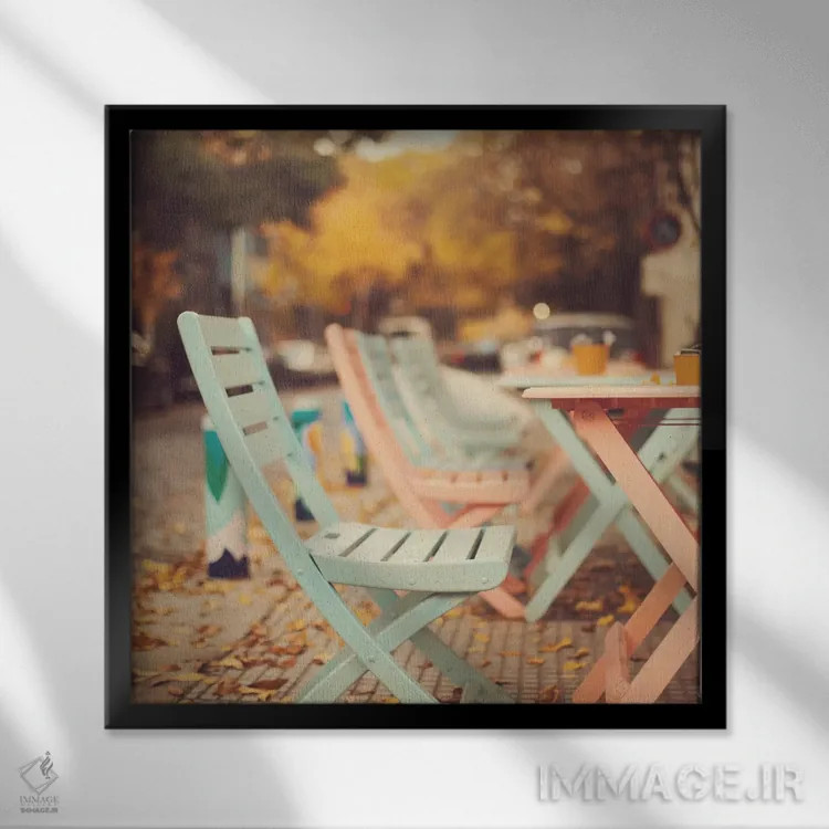 تابلو بدون عنوان (۱۷۷ از ۱) ماس هانیساکل (ابهام) اثر کارولین مینت - نمای قابدار مشکی