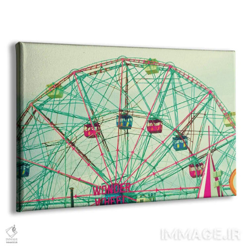 تابلو چرخ شگفتی اثر کارولین مینت - نمای پرسپکتیو محصول