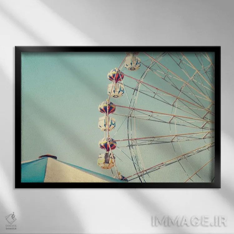 تابلو بدون عنوان (۵۶۶ از ۱) اثر کارولین مینت - نمای قابدار مشکی