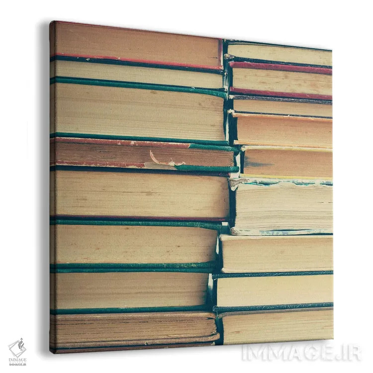 تابلو کتابها اثر کارولین مینت - نمای پرسپکتیو محصول