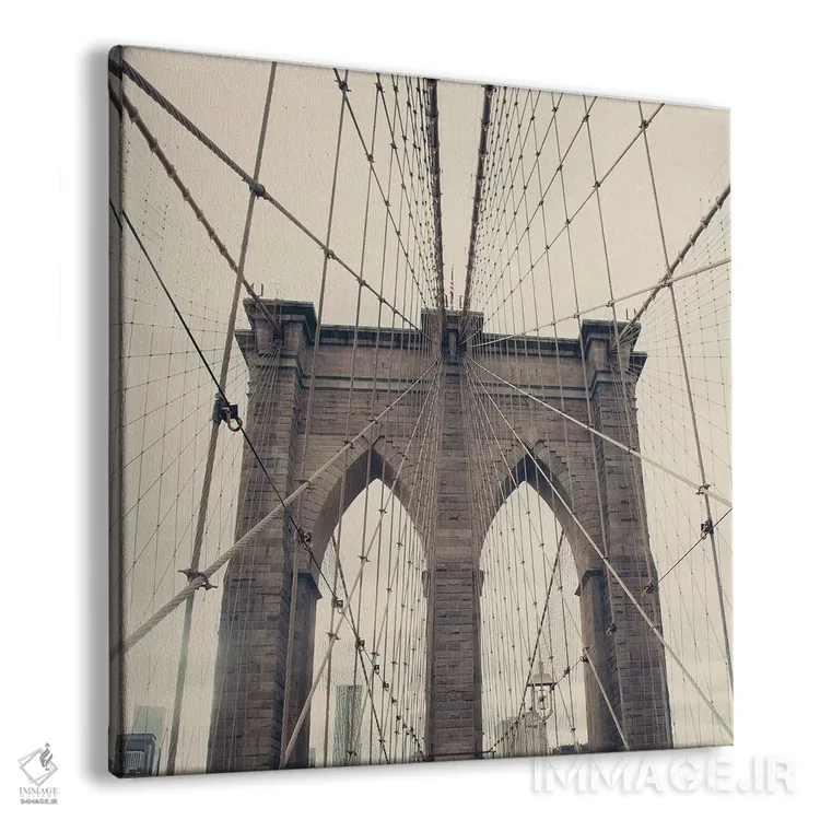 تابلو پل بروکلین اثر کارولین مینت - نمای پرسپکتیو محصول