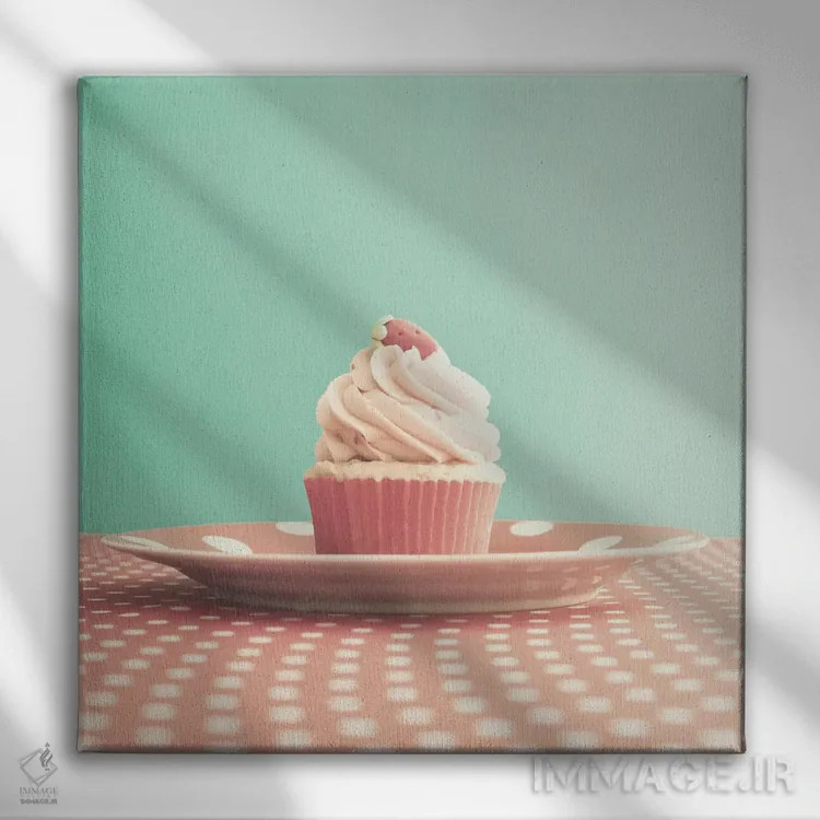 تابلو کاپکیک برای روح اثر کارولین مینت - نمای روبهرو روی دیوار