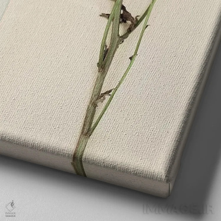 تابلو داستانهای پاییزی اثر کارولین مینت - نمای نزدیک بافت بوم