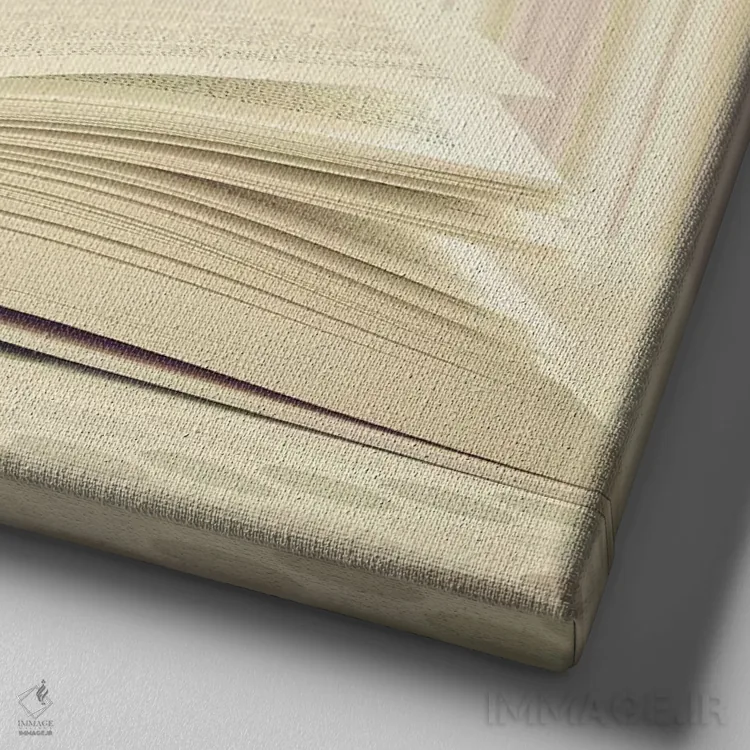 تابلو فانتزی (ژانر) اثر کارولین مینت - نمای نزدیک بافت بوم