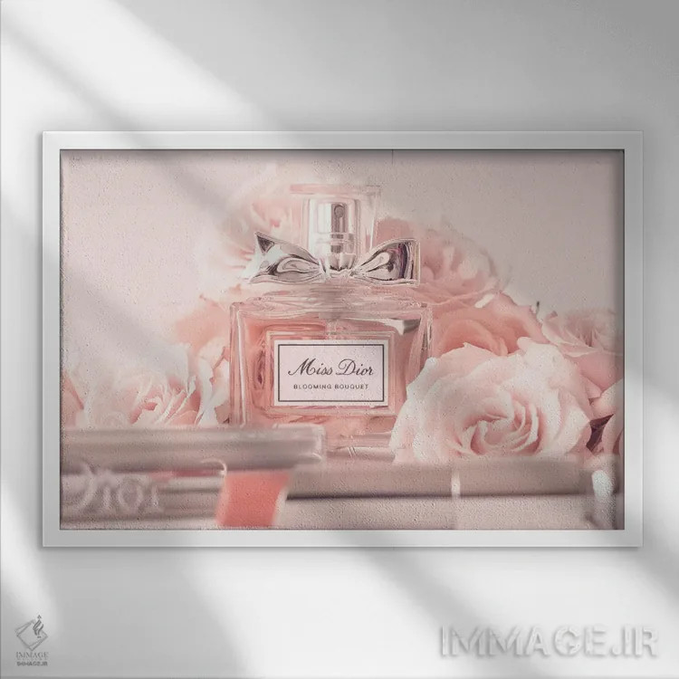 تابلو دیور (برند) اثر کارولین مینت - نمای قابدار سفید