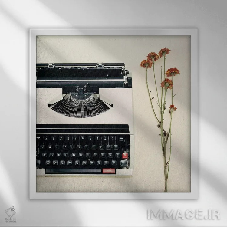 تابلو داستانهای پاییزی اثر کارولین مینت - نمای قابدار سفید