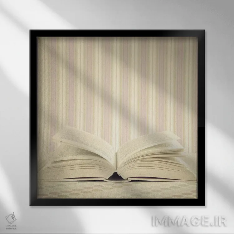 تابلو فانتزی (ژانر) اثر کارولین مینت - نمای قابدار مشکی