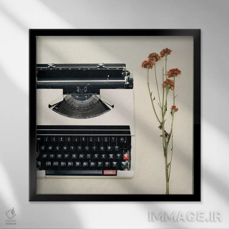 تابلو داستانهای پاییزی اثر کارولین مینت - نمای قابدار مشکی