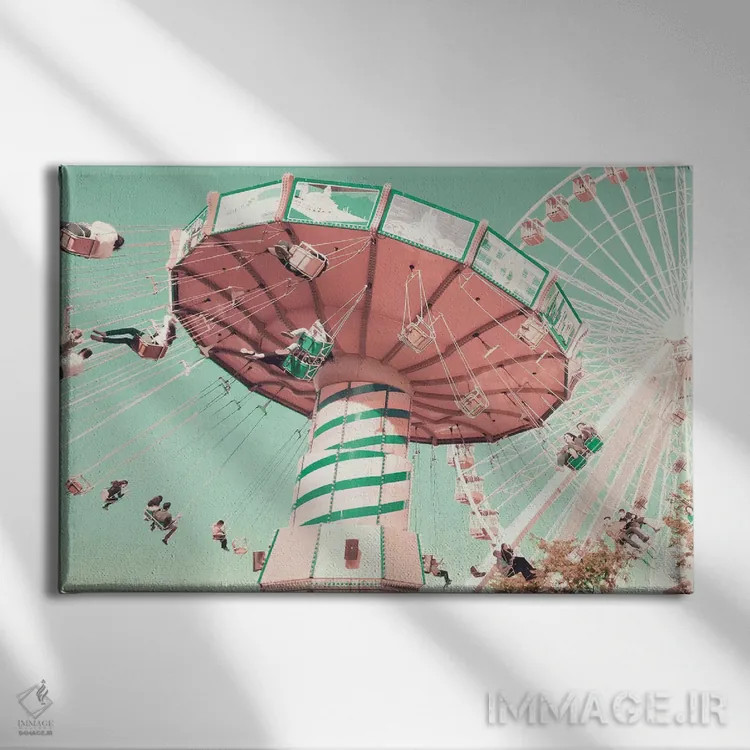 تابلو پرواز همراه با آزادی اثر کارولین مینت - نمای روبهرو روی دیوار