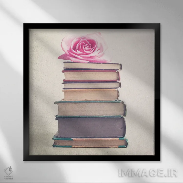 تابلو برای میراث فکری اثر کارولین مینت - نمای قابدار مشکی
