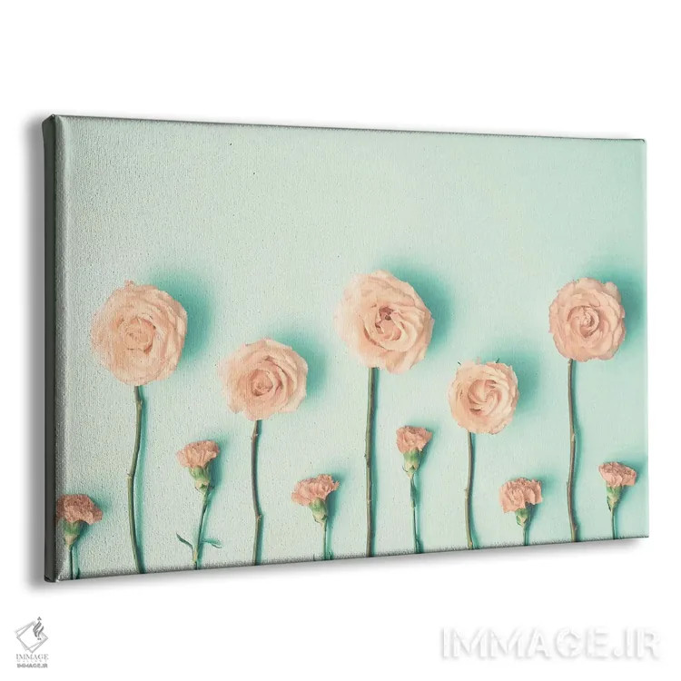 تابلو گلهای در حال رشد اثر کارولین مینت - نمای پرسپکتیو محصول