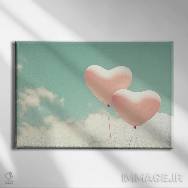 تابلو عشق شاد اثر کارولین مینت - نمای روبهرو روی دیوار