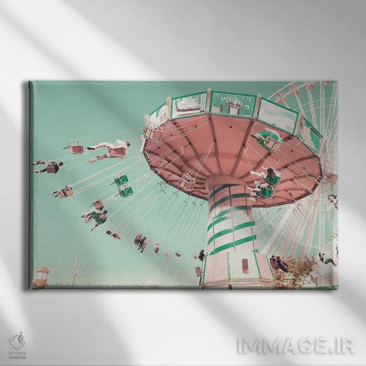 تابلو اوقات خوش اثر کارولین مینت - نمای روبهرو روی دیوار