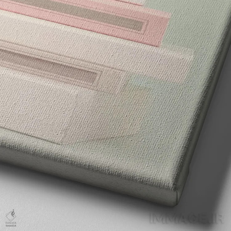 تابلو امید اثر کارولین مینت - نمای نزدیک بافت بوم