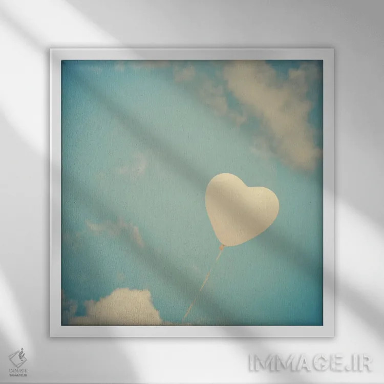 تابلو شفا اثر کارولین مینت - نمای قابدار سفید