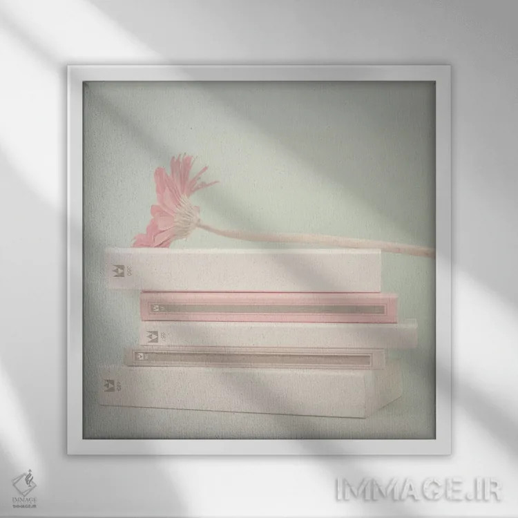 تابلو امید اثر کارولین مینت - نمای قابدار سفید