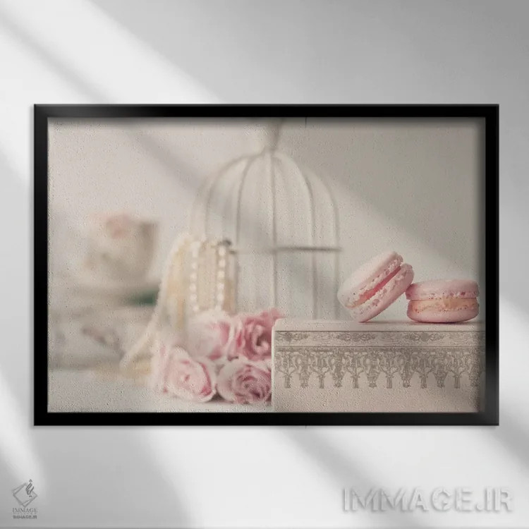 تابلو حس و حال بعدازظهر اثر کارولین مینت - نمای قابدار مشکی