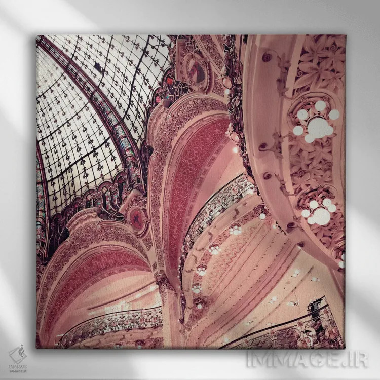 تابلو سقف لافایت اثر کارولین مینت - نمای روبهرو روی دیوار