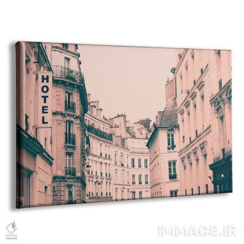 تابلو هتل (به فرانسوی) اثر کارولین مینت - نمای پرسپکتیو محصول