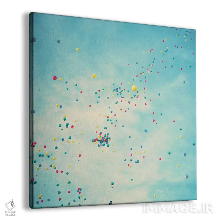 تابلو خوششانس ۳ اثر کارولین مینت - نمای پرسپکتیو محصول