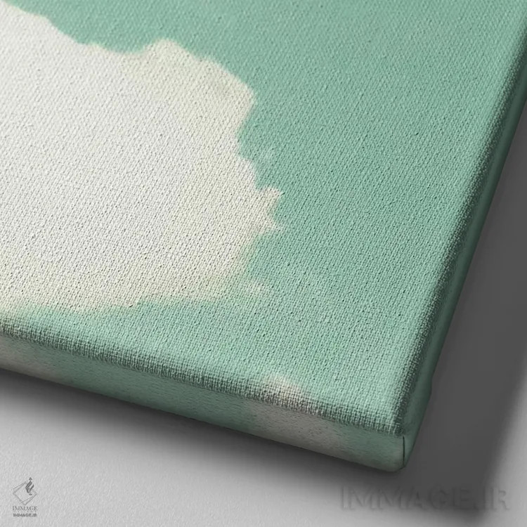 تابلو قلبهای دوستداشتنی اثر کارولین مینت - نمای نزدیک بافت بوم