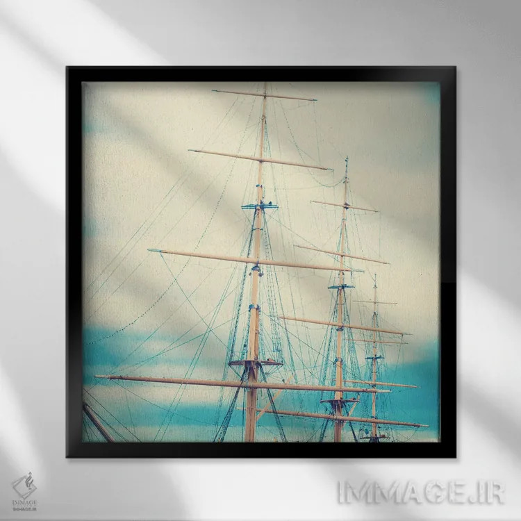 تابلو دکلها اثر کارولین مینت - نمای قابدار مشکی