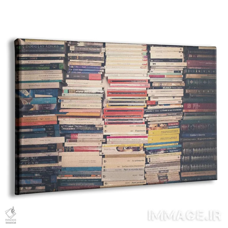 تابلو تمام کتابهای ما اثر کارولین مینت - نمای پرسپکتیو محصول