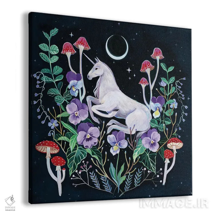 تابلو باغ تکشاخ اثر کلارا مکآلیستر - نمای پرسپکتیو محصول