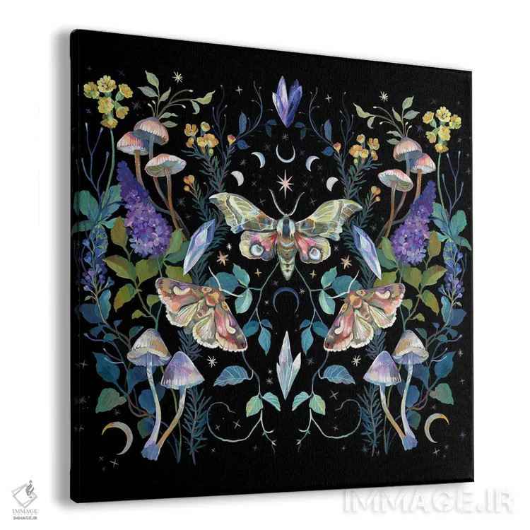 تابلو کریستالهای اسرارآمیز اثر کلارا مکآلیستر - نمای پرسپکتیو محصول