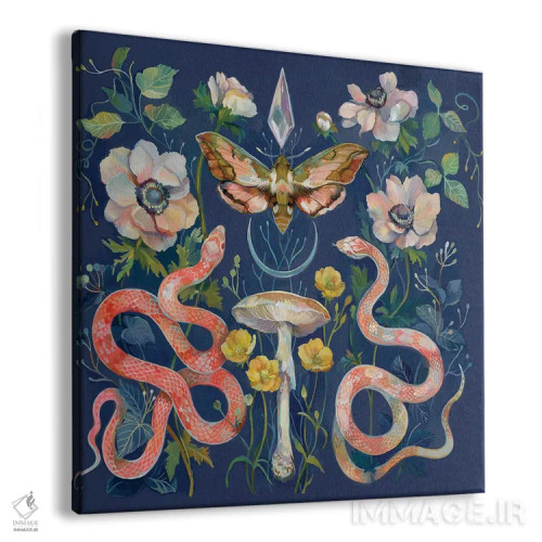 تابلو مارها، شبپره کریستالی اثر کلارا مکآلیستر - نمای پرسپکتیو محصول